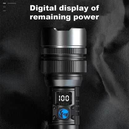 ✨high-power flashlight with bright telescopic zoom light
