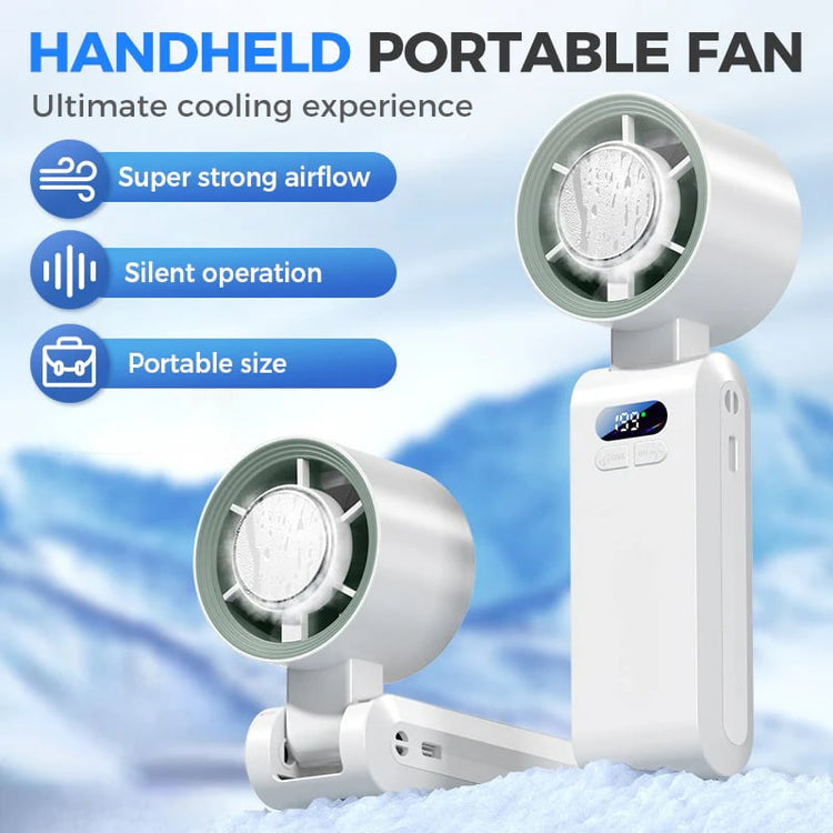 2026 Flagship 5-in-1 Foldable Handheld Cooling Fan