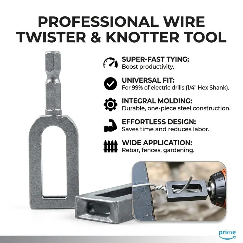 Hicysc™ — Turn Your Drill Into a Powerhouse for Rock-Solid, Effortless Wire Ties