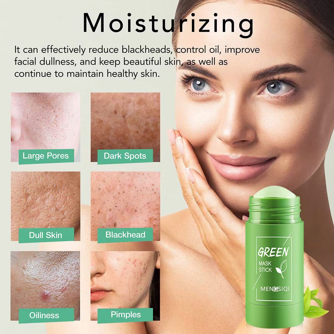 Summer Sale: 49% Off💥Poreless Deep Cleanse Green Tea Mask -(Buy 1 Get 1 Free Now!💕)