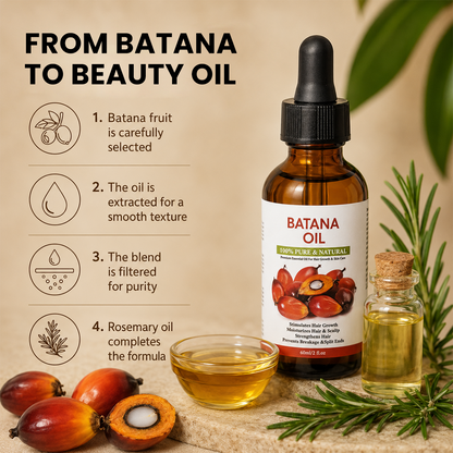 Pure Batana Hair Oil with Rosemary