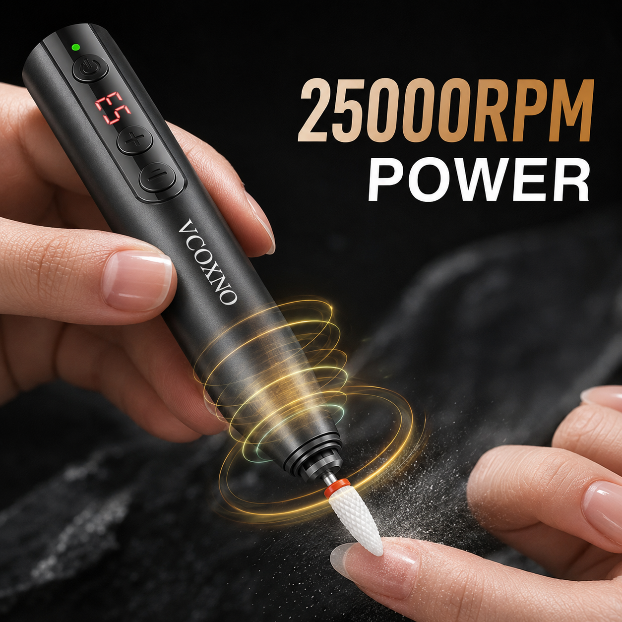 Pen-Shaped Rechargeable Nail Drill