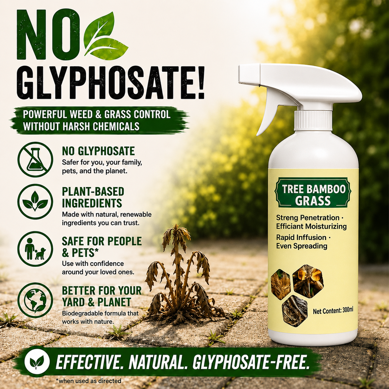 🔥🔥2026 SALE - Fast-Acting Natural Weed & Grass Killer Spray