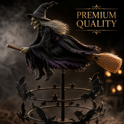 🔥50% Off Last Day -Halloween Early Bird Special🧙‍♀️ The Enchanted Witch Garden Wind Spinner