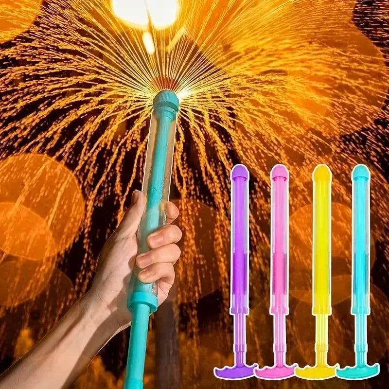 💦🎇360° Rotary Firework Water Blasters - Rapid-Fill Pump Action Pool Cannons for Summer Outdoor Games (Ages 3+)