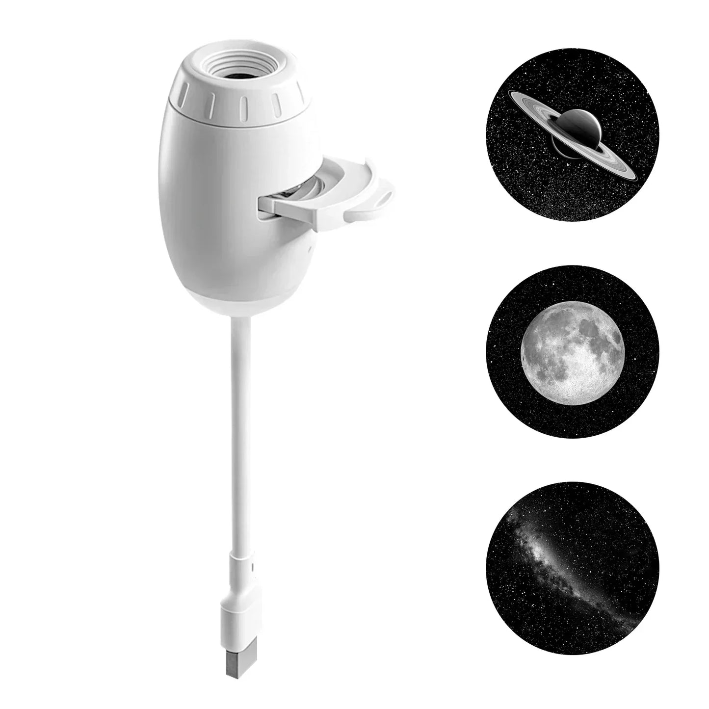 💡🌃2-in-1 Galaxy Star Projector USB Night Light for Indoor Decor