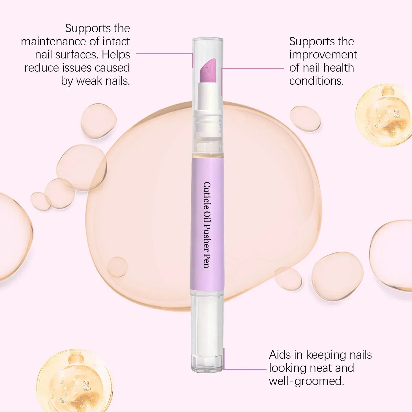2-in-1 Cuticle Pusher Oil Pen