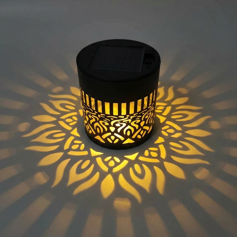 🌀💥Limited Sale Buy 2 Get 1 Free🌞💡Solar Mandala Wall Light Outdoor Garden Fence Projector Lamp Patio Ambient Decor